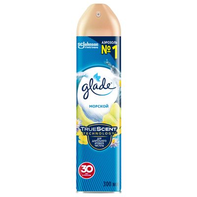 Освежитель воздуха GLADE 300мл Морской