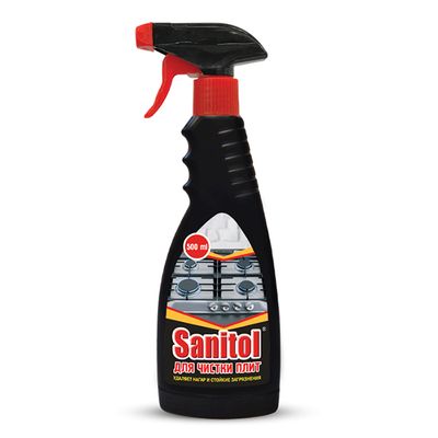 Средство чистящее SANITOL 500мл для чистки плит с распылителем