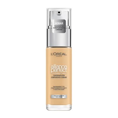 Тональный крем L'OREAL Alliance Perfect 30мл Совершенное слияние D4, золотистый