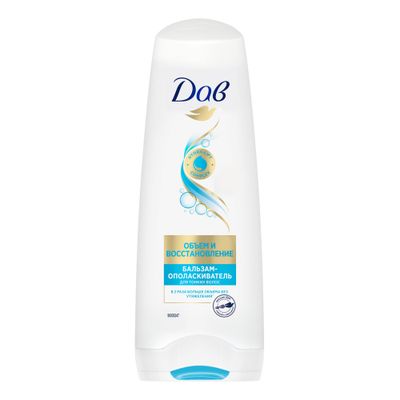 Бальзам-ополаскиватель для волос DOVE/ДАВ 200мл Объем и восстановление