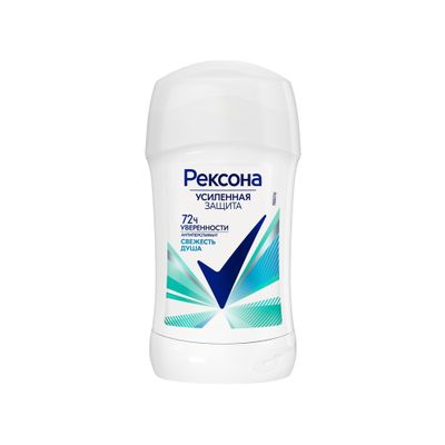 Дезодорант для тела REXONA/РЕКСОНА 40мл Свежесть душа стик