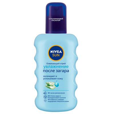 Спрей после загара NIVEA 200мл Освежающий Увлажнение после загара*12