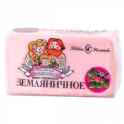 Мыло туалетное ЗЕМЛЯНИЧНОЕ 140г