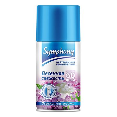 Освежитель воздуха SYMPHONY 250мл Весенняя свежесть Автомат сменный баллон