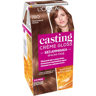 Краска для волос L'OREAL Casting Creme Gloss 254мл 780 Ореховый мокко