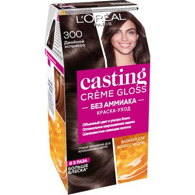Краска для волос L'OREAL Casting Creme Gloss 254мл 300 Двойной эспрессо