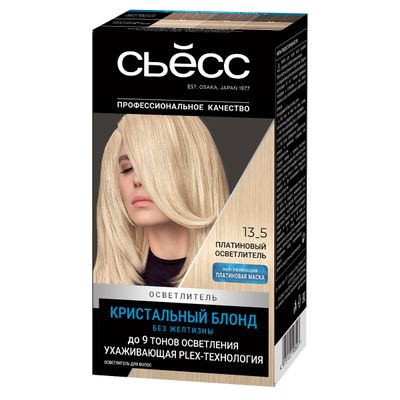 Краска для волос СЬĔСС Color 127,5мл+20г 13-5 Платиновый осветлитель