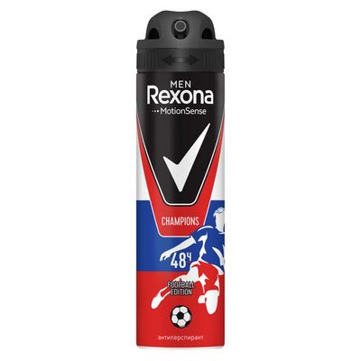 Дезодорант для тела REXONA/РЕКСОНА MEN 150мл Champions спрей