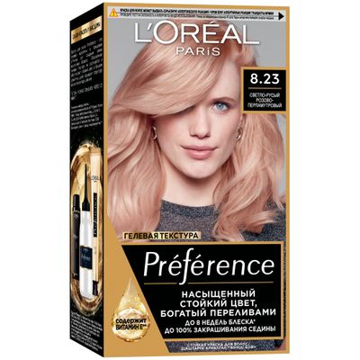 Краска для волос L'OREAL Preference 270мл 8.23 Розовое золото