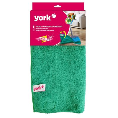 YORK 1шт Салфетки хозяйственные из микрофибры для пола двухсторонняя с застежкой