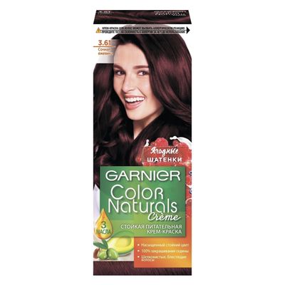 Краска для волос GARNIER Color Naturals 110мл 3,61 Сочная ежевика
