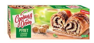 Рулет Черемушки с маковой начинкой 400г