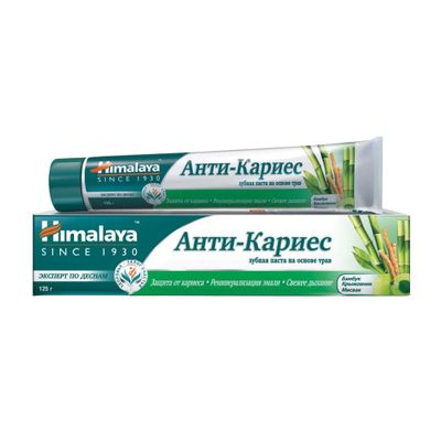 Зубная паста HIMALAYA 125г на основе трав Анти-Кариес