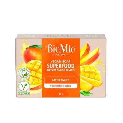 Мыло туалетное BIO MIO Bio Soap BABY 4x75г натуральное Манго