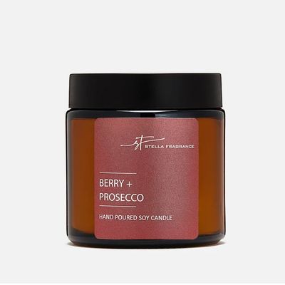 Свеча ароматическая Stella Fragrance 90г Berry + Prosecco*6