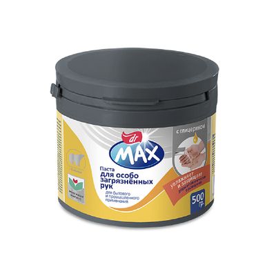 Паста с глицерином Dr MAX 500г для особо загрязненных рук (Сибирь)