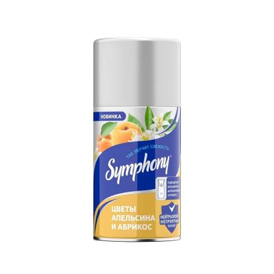 Освежитель воздуха SYMPHONY automatic 250мл Цветы апельсина и абрикос