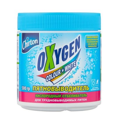 Отбеливатель CHIRTON 500г Оксиджен Кислородный отбеливатель-пятновыводитель (порошок)
