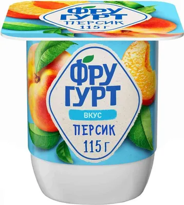 Продукт йогуртный Фругурт Персик 2,5% 115г СТ