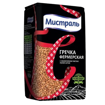 Мистраль Гречка Фермерская 900гр.*12