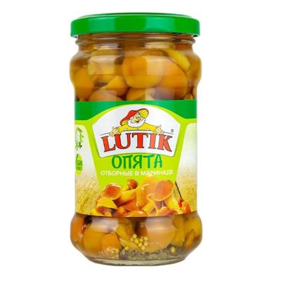 LUTIK Опята отборные в маринаде 314мл.*12 с/б