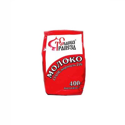 Славная Трапеза Молоко сухое 26% жир. 400гр.*12