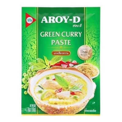 AROY-D Соус Паста "Карри зеленая" 50гр.*120 полиэтилен