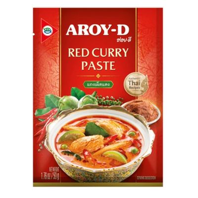AROY-D Соус Паста "Карри красная" 50гр.*120 полиэтилен