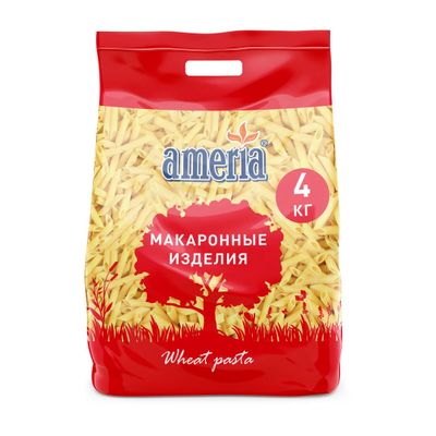 Америа Перья рифленые №23 4кг.*4