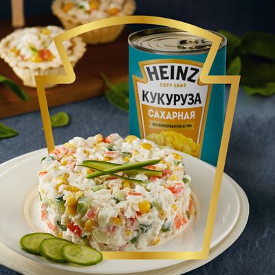 Кукуруза Heinz Сладкая, ж/б, 340г