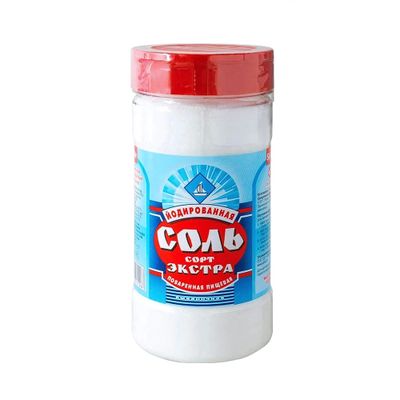 Соль  солонка Йод 500гр*10 п/б