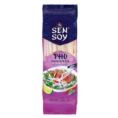 СЭНСОЙ Лапша Рисовая (Fo-Kho) 200гр.*24