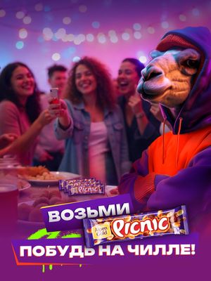 Шоколадный батончик Picnic 38г