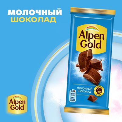 Шоколад Alpen Gold молочный 21*80г