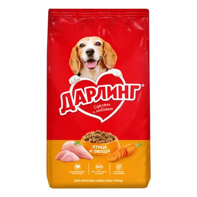 Дарлинг Сухой корм д/собак мясо,овощи 2кг