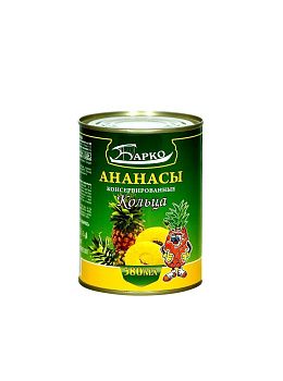 Барко Ананас кольцами в сиропе 850мл.*24 ж/б