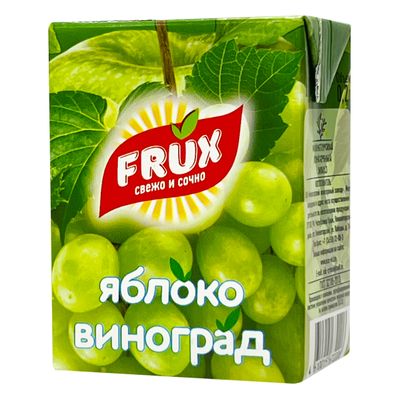 FRUX  сокосодержащий напиток яблоко-виноград 0,2л*27