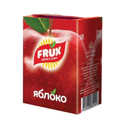 FRUX  сокосодержащий напиток яблоко 0,2л*27