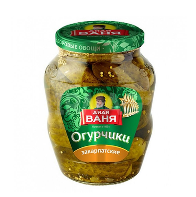 Дядя Ваня Огурчики мар. Закарпатские  680гр. *8 с/б