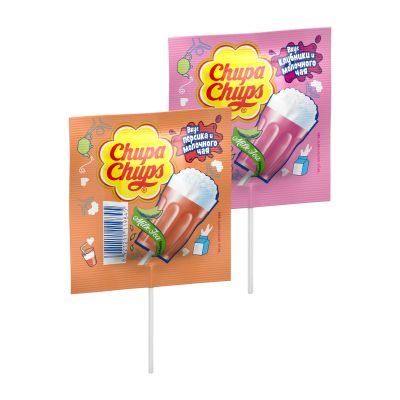 Карамель Chupa Chups Молочный чай, 15г, 45шт
