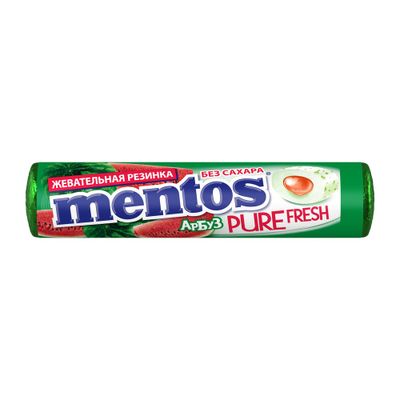Жевательная резинка Mentos Pure Fresh Арбуз, 15,5г