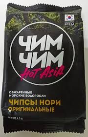 Чим-Чим Чипсы Нори  Оригинальные из морской капусты 4.5гр.*72