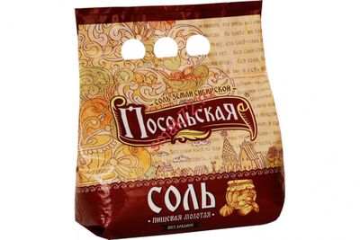 Соль Посольская (г.Тыреть) помол №2 крупная 2,5 кг*20 п/п