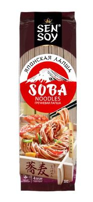 СЭНСОЙ Лапша Гречневая (Soba) 300гр.*24