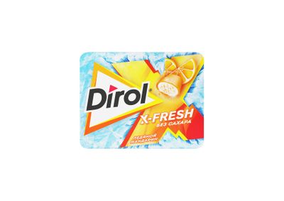 Жевательная резинка Dirol X-Fresh Ледяной мандарин 16г