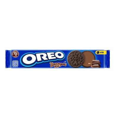 Печенье Oreo с какао и начинкой с вкусом шоколада 95г