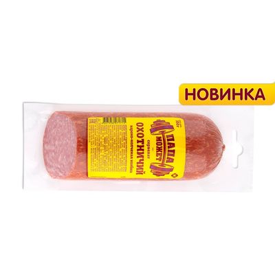 Колбаса в/к Папа Может сервелат Охотничий в/у срез 0.35 кг