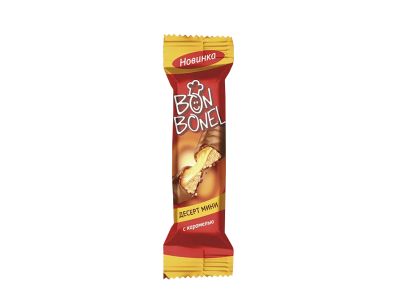 Конфеты Эссен BON BONEL Десерт мини с карамелью и арахисом 1000гр (4)