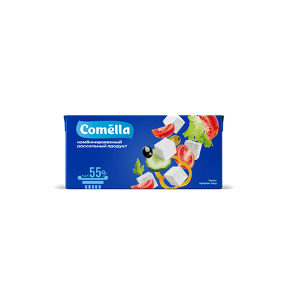 Рассольный продукт Comella комбинированный М.д.ж. 55% т/пак 330г