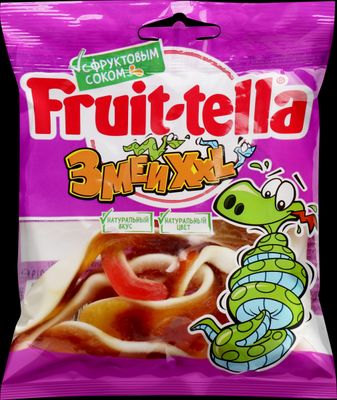 Мармелад жевательный Fruittella Змеи XXL, 70г